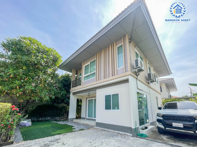 *****บ้านเดี่ยวมือสองย่านนนทบุรี ม.คณาสิริ ศาลายา หลังมุม! คุณภาพระดับแบรนด์ แสนสิริ เนื้อที่ 53.7 ตร.ว. ฟังก์ชัน 4 ห้องนอน 2 ห้องน้ำ 2 ที่จอดรถ แถมฟรี! 4 เครื่องปรับอากาศ ส่วนตัวยิ่งกว่าใคร เชื่อมต่อถ.กาญจนาภิเษก, ถ.บางม่วง-บางคูลัด, ถ.ศาลายา ใกล้ทางด่วน "ศรีรัช" จองเลย!